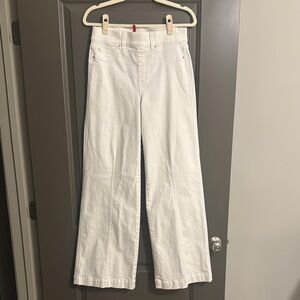 SPANX White Flare Wide Leg Jeans High-Waisted